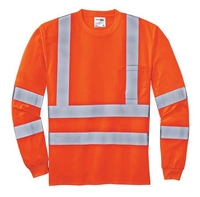 CS409 - CornerStone ANSI 107 Class 3 Long Sleeve Snag Resistant Reflective T Shirt