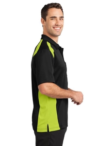 CS416 - CornerStone Select Snag-Proof Two Way Colorblock Pocket Polo