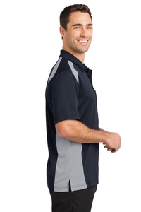 CS416 - CornerStone Select Snag-Proof Two Way Colorblock Pocket Polo