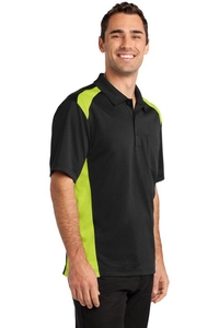 CS416 - CornerStone Select Snag-Proof Two Way Colorblock Pocket Polo