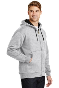 CS620 - CornerStone - Heavyweight Full-Zip Hooded Sweatshirt with Thermal Lining.  CS620