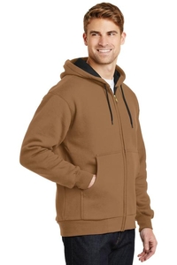 CS620 - CornerStone - Heavyweight Full-Zip Hooded Sweatshirt with Thermal Lining.  CS620