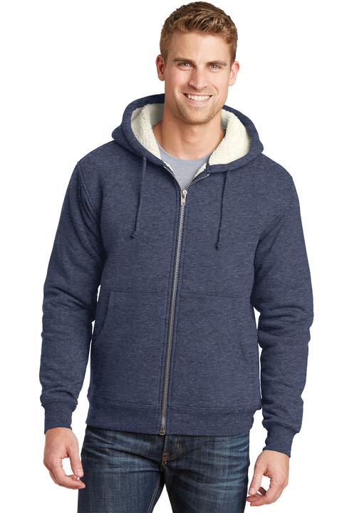 CS625 - CornerStone Heavyweight Sherpa-Lined Hooded Fleece Jacket