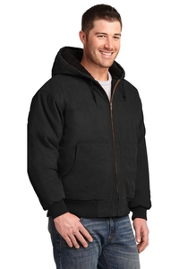 CSJ41 - CornerStone Washed Duck Cloth Insulated Hooded Work Jacket