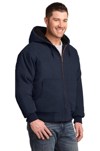 CSJ41 - CornerStone Washed Duck Cloth Insulated Hooded Work Jacket