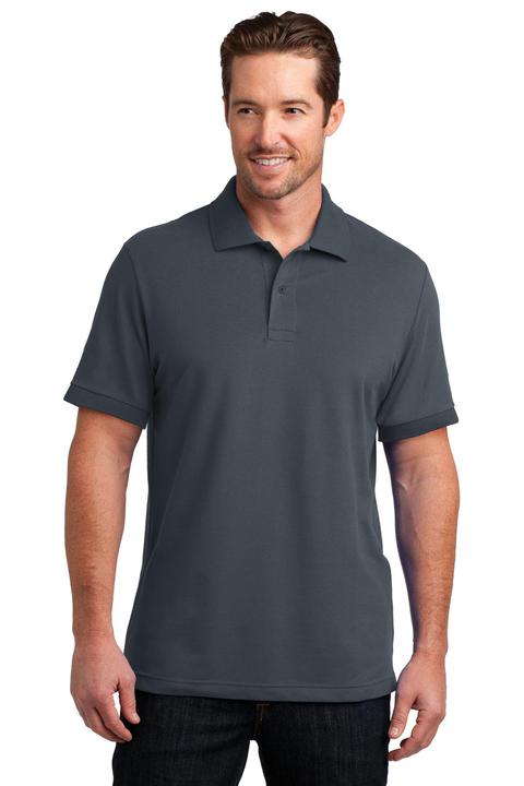 DM325 - District Made Mens Stretch Pique Polo