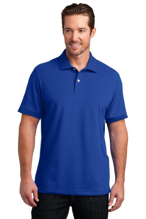 DM325 - District Made Mens Stretch Pique Polo