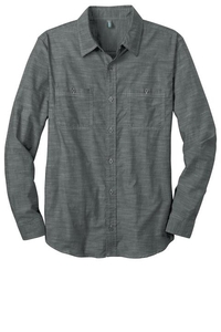 DM3800 - District Made - Mens Long Sleeve Washed Woven Shirt