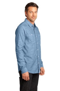 DM3800 - District Made - Mens Long Sleeve Washed Woven Shirt