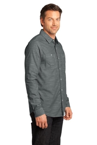 DM3800 - District Made - Mens Long Sleeve Washed Woven Shirt