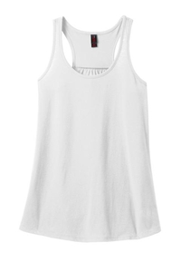 DM420 - District Made Ladies 60/40 Gathered Racerback Tank