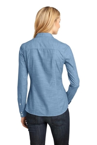 DM4800 - District Made - Ladies Long Sleeve Washed Woven Shirt