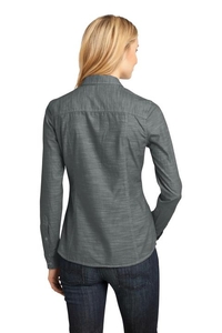 DM4800 - District Made - Ladies Long Sleeve Washed Woven Shirt