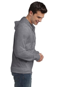 DT1100 - District Young Mens Jersey Full-Zip Hoodie