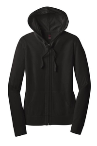 DT2100 - District Juniors Jersey Full-Zip Hoodie