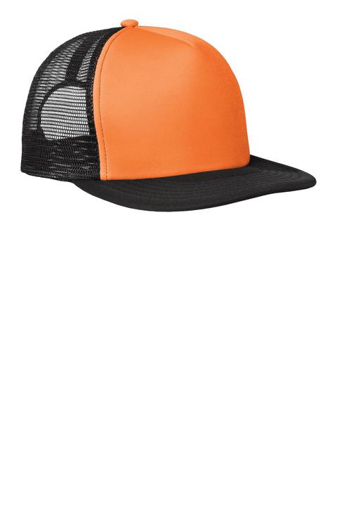 DT624 - District - Flat Bill Snapback Trucker Cap