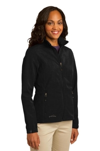 EB533 - Eddie Bauer Ladies Shaded Crosshatch Soft Shell Jacket