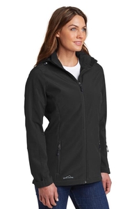 EB537 - Eddie Bauer Ladies Hooded Soft Shell Parka