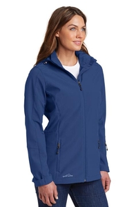 EB537 - Eddie Bauer Ladies Hooded Soft Shell Parka