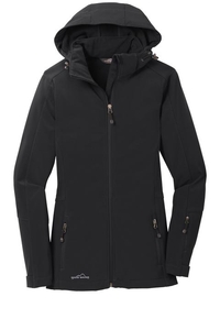 EB537 - Eddie Bauer Ladies Hooded Soft Shell Parka