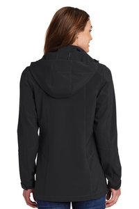 EB537 - Eddie Bauer Ladies Hooded Soft Shell Parka