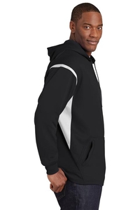 F246 - Sport-Tek Tech Fleece Colorblock Hooded Sweatshirt