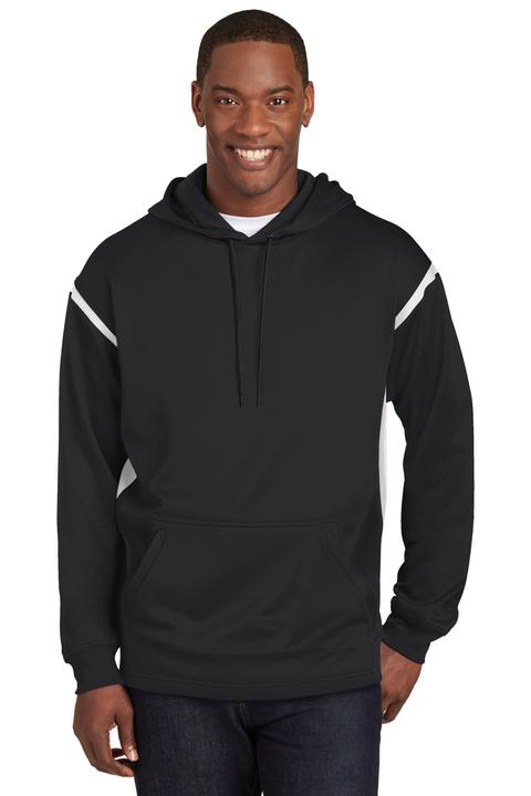 F246 - Sport-Tek Tech Fleece Colorblock Hooded Sweatshirt