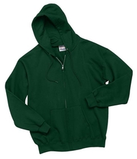 F283 - Hanes Ultimate Cotton - Full-Zip Hooded Sweatshirt.  F283