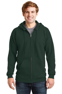 F283 - Hanes Ultimate Cotton - Full-Zip Hooded Sweatshirt.  F283