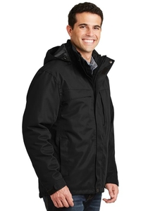 J302 - Port Authority Herringbone 3-in-1 Parka