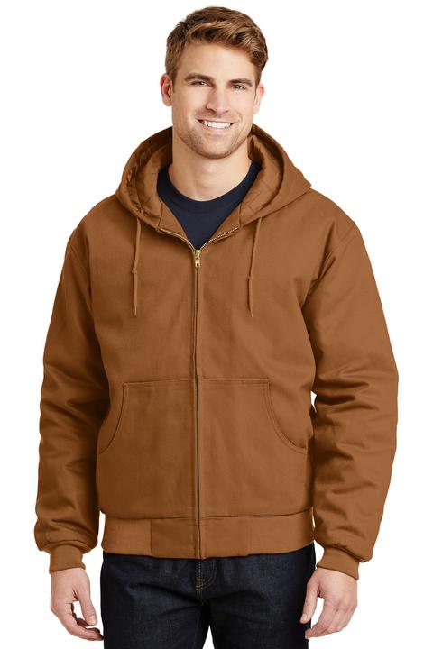 J763H - CornerStone Duck Cloth Hooded Work Jacket