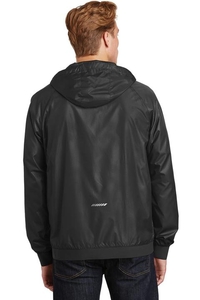 JST53 - Sport-Tek Embossed Hooded Wind Jacket