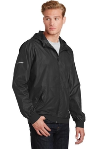 JST53 - Sport-Tek Embossed Hooded Wind Jacket