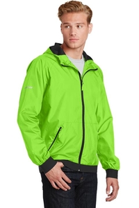 JST53 - Sport-Tek Embossed Hooded Wind Jacket