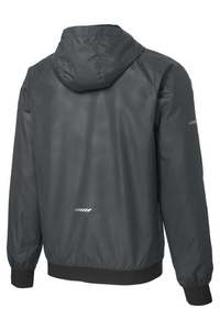 JST53 - Sport-Tek Embossed Hooded Wind Jacket