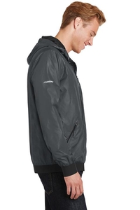 JST53 - Sport-Tek Embossed Hooded Wind Jacket