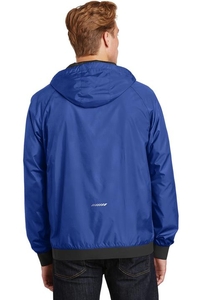 JST53 - Sport-Tek Embossed Hooded Wind Jacket