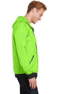 JST53 - Sport-Tek Embossed Hooded Wind Jacket