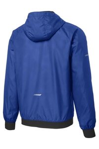 JST53 - Sport-Tek Embossed Hooded Wind Jacket