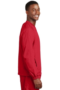 JST72 - Sport-Tek V-Neck Raglan Wind Shirt