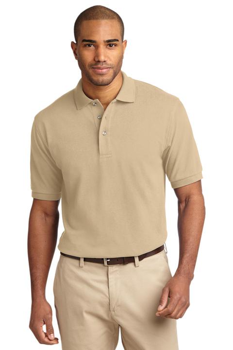 K420 - Port Authority Heavyweight Cotton Pique Polo.  K420