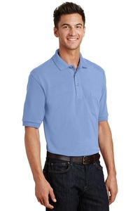 K420P - Port Authority Heavyweight Cotton Pique Polo with Pocket.  K420P