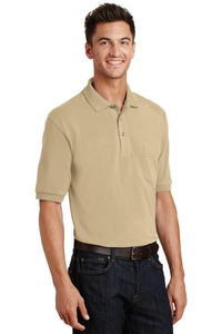 K420P - Port Authority Heavyweight Cotton Pique Polo with Pocket.  K420P