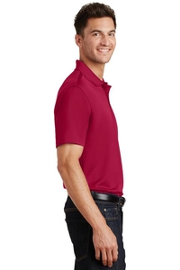 K497 - Port Authority Poly-Charcoal Blend Pique Polo