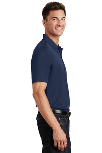 K497 - Port Authority Poly-Charcoal Blend Pique Polo