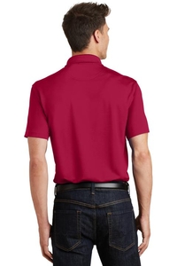 K497 - Port Authority Poly-Charcoal Blend Pique Polo