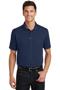 K497 - Port Authority Poly-Charcoal Blend Pique Polo