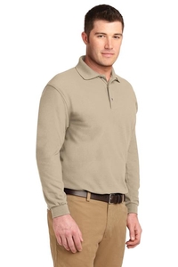 K500LS - Port Authority Silk Touch Long Sleeve Polo.  K500LS