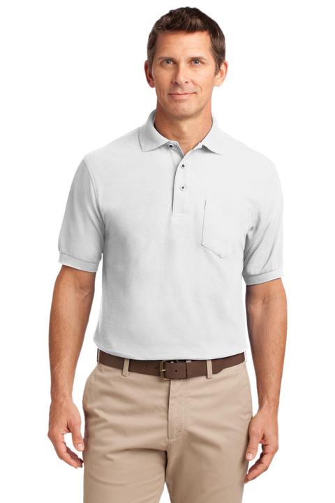 K500P - Port Authority Silk Touch Polo with Pocket.  K500P