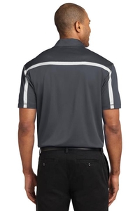 K547 - Port Authority Silk Touch Performance Colorblock Stripe Polo